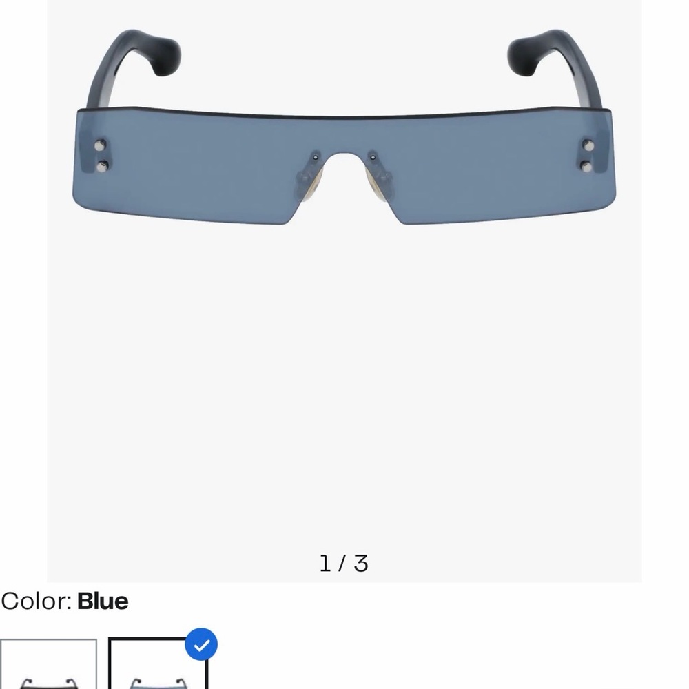 Victoria Beckham Stylish Blue VR Headset